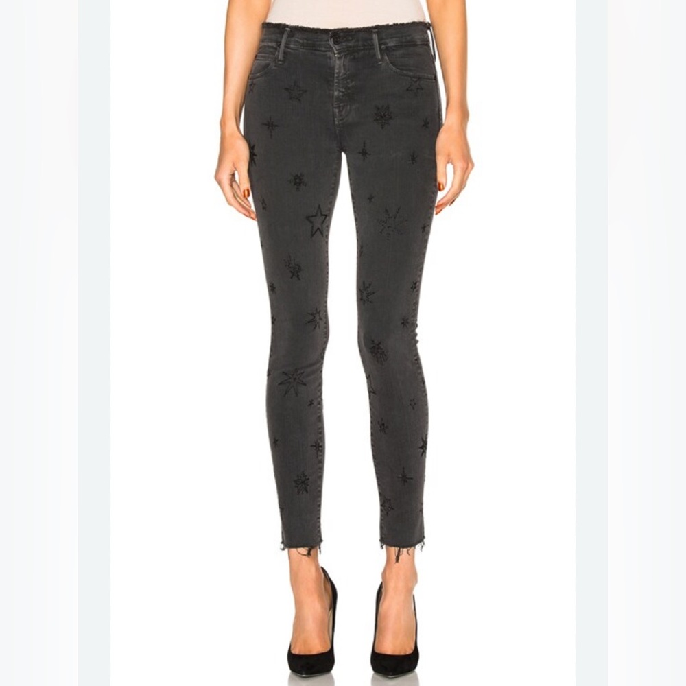 Mother Written in the stars double fray charmer jeans